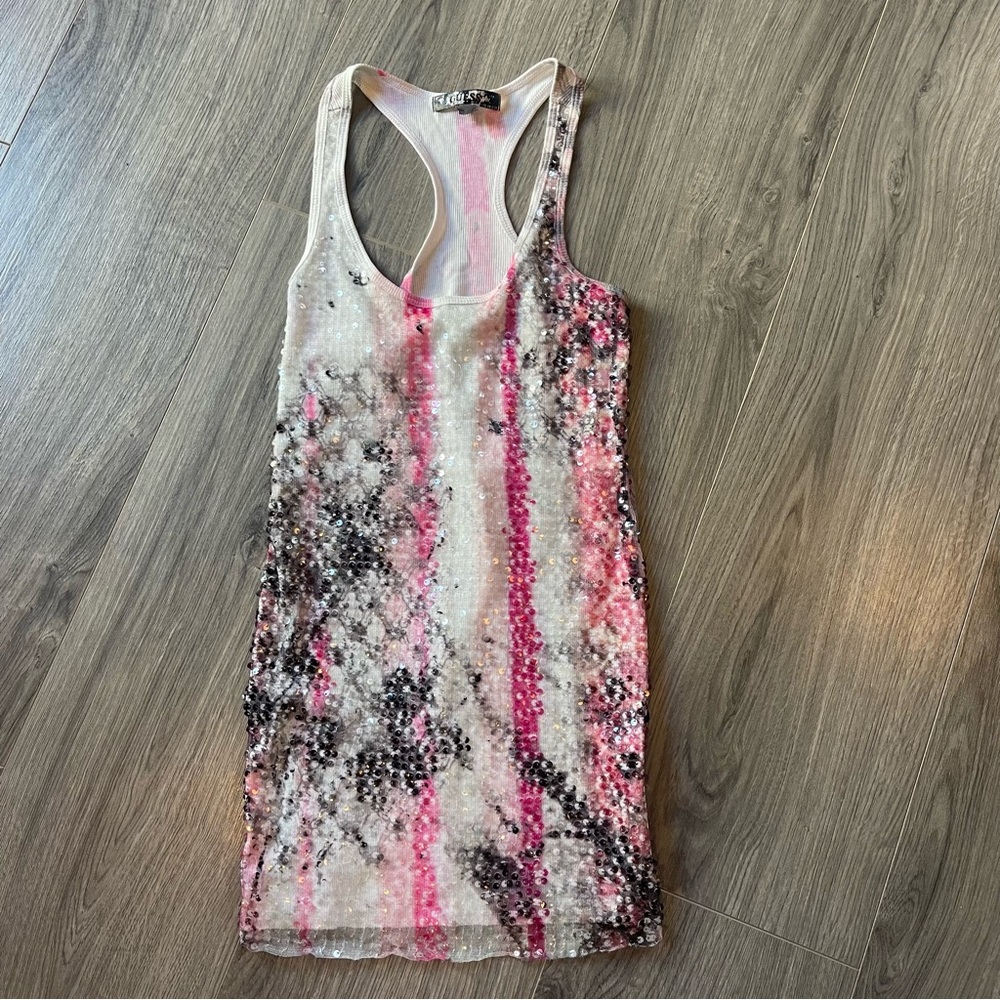 GUESS sequin tank
